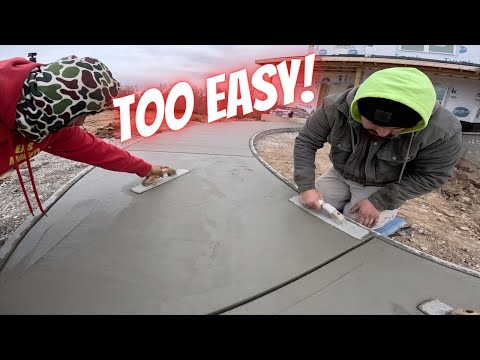 Last minute concrete job! Walk and driveway