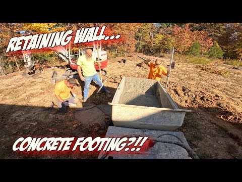 Patio | Sitting Wall | Columns PT.1 Concrete Footing