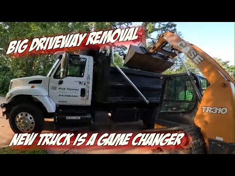 Ripping out a HUGE Driveway and Patio