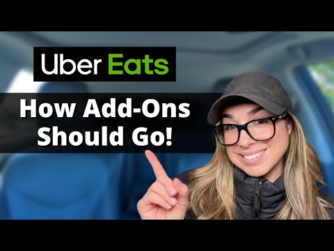 Uber Eats Driver This Is How Add Ons Should Go!