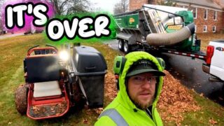 WE ARE FINISHED THIS LAST ONE WAS OUR WORST CLEAN UP EVER!