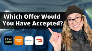 What Offer Would You Accept? | DoorDash, Uber Eats, Grubhub, Spark Driver Ride Along