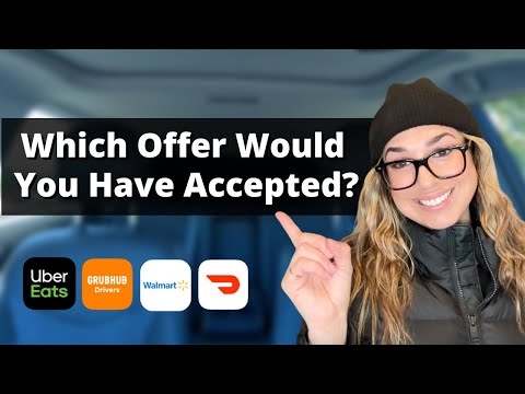 What Offer Would You Accept? | DoorDash, Uber Eats, Grubhub, Spark Driver Ride Along