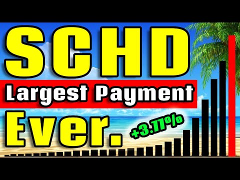 SCHD Just Paid Their Largest Dividend Ever! (My Biggest Dividend Ever 🔥 )