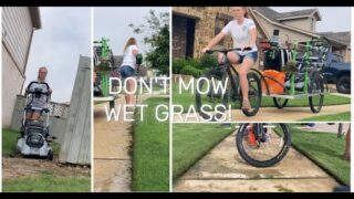 DONT MOW WITH WET GRASS!