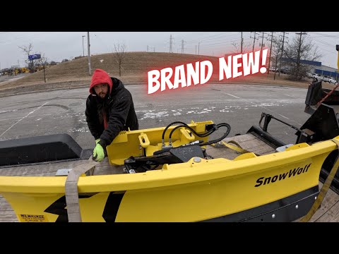 Biggest snow of the year and I bought a NEW plow!